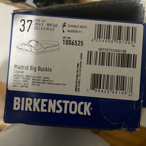 Birkenstock Madrid big buckle in cognac - Picture 4 of 4